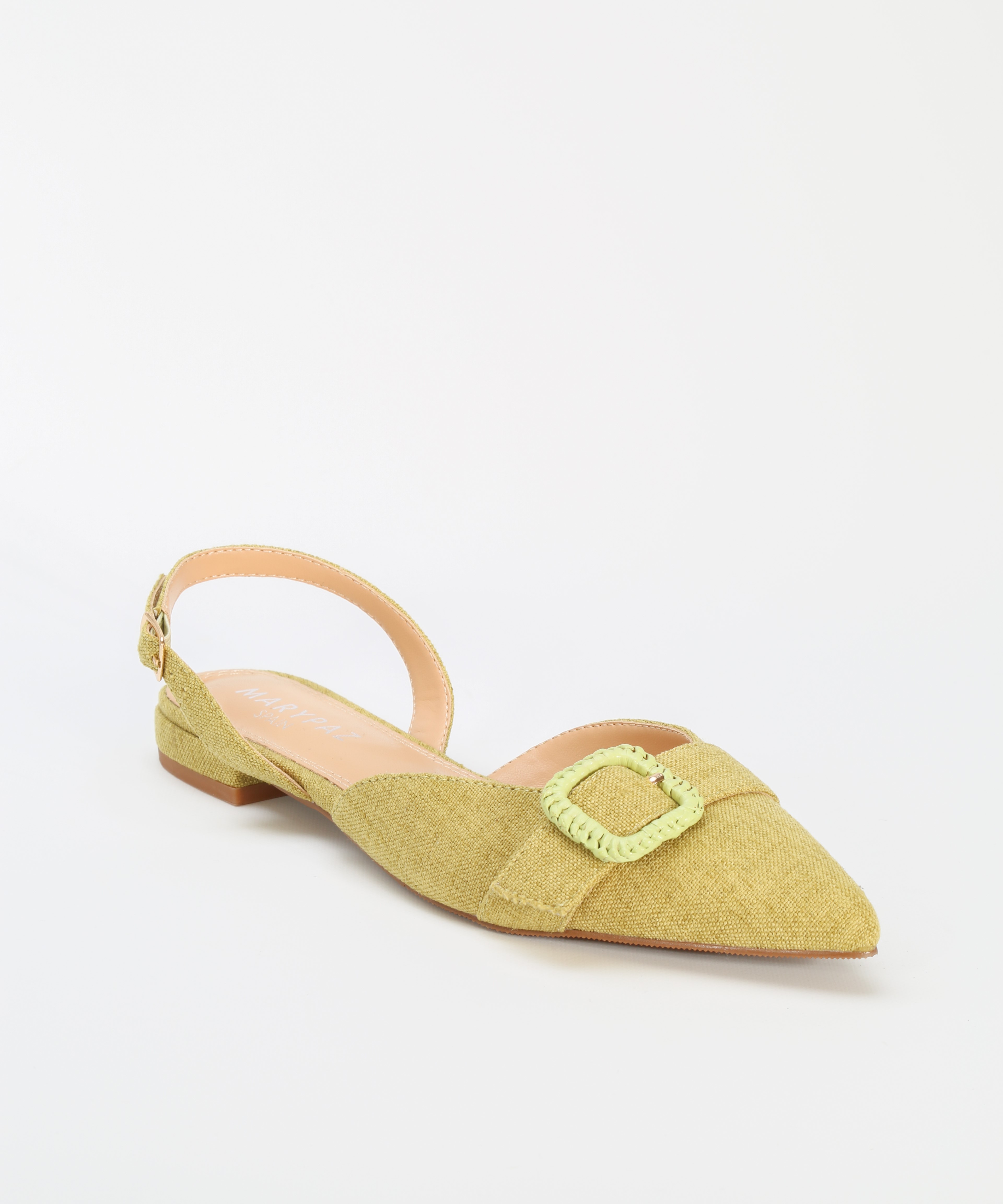 Sapato aberto atr&aacute;s com fivela image number null